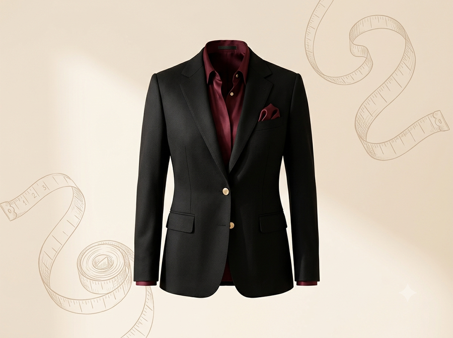 Veste de costume ajustée